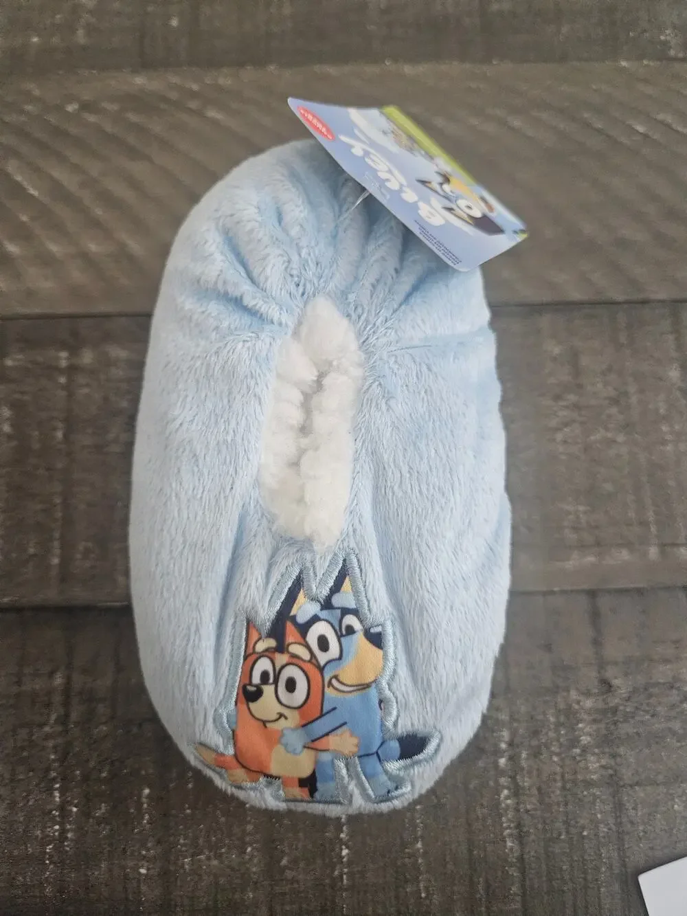Bluey and Bingo Toddler Baby Snuggle Toe Soft Fuzzy Slippers NWT Size 2T-3T
